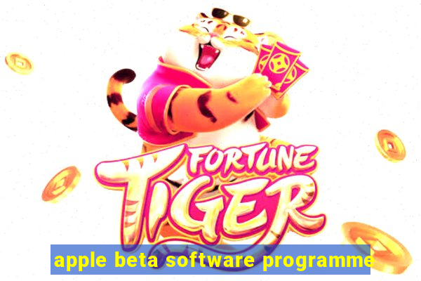 apple beta software programme